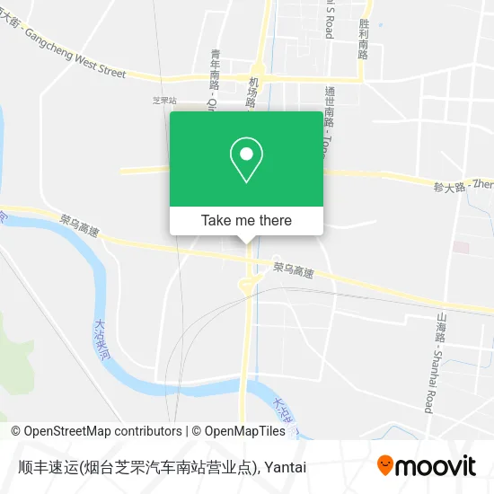 顺丰速运(烟台芝罘汽车南站营业点) map