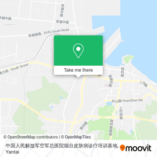 中国人民解放军空军总医院烟台皮肤病诊疗培训基地 map
