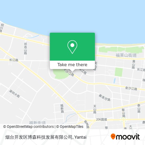 烟台开发区博森科技发展有限公司 map