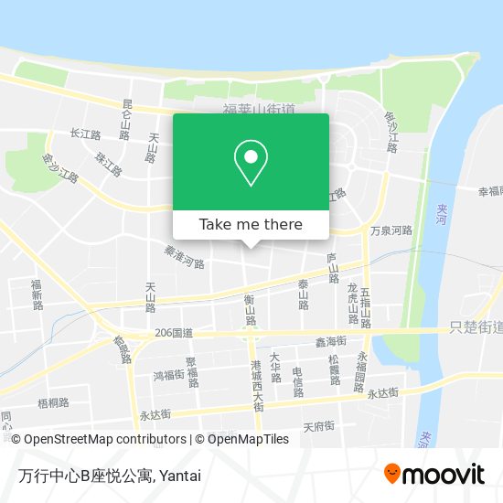 万行中心B座悦公寓 map