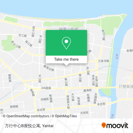 万行中心B座悦公寓 map