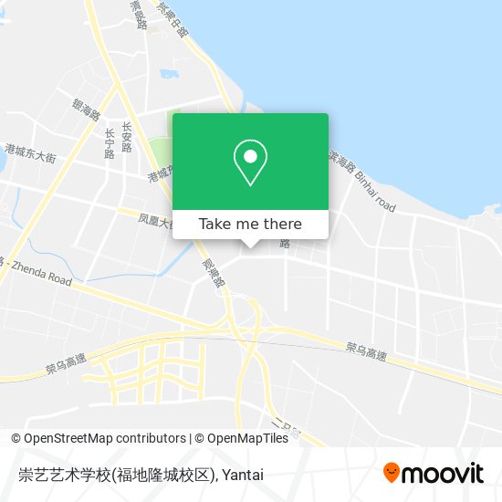 崇艺艺术学校(福地隆城校区) map