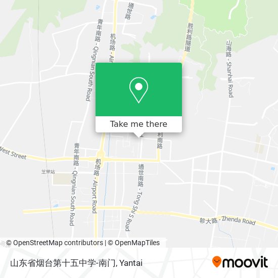 山东省烟台第十五中学-南门 map