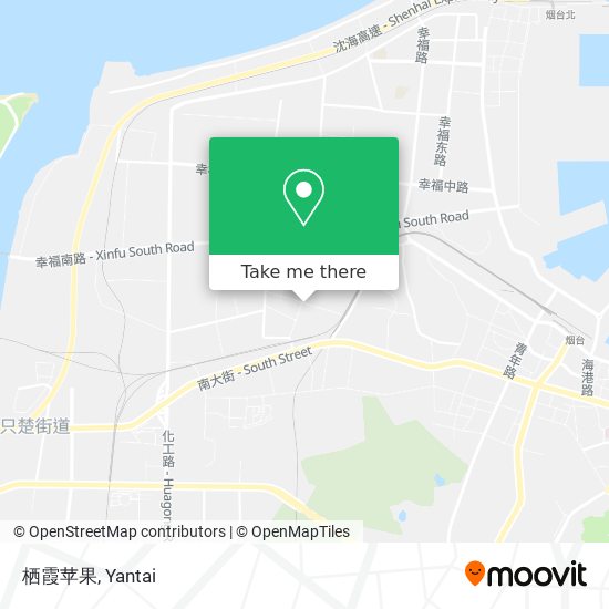 栖霞苹果 map