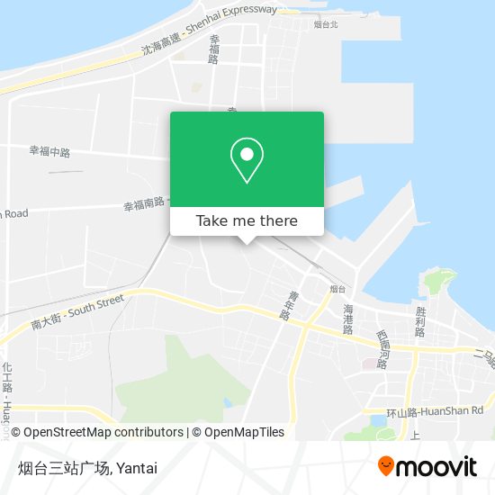 烟台三站广场 map