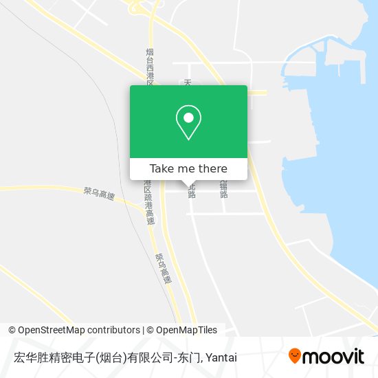 宏华胜精密电子(烟台)有限公司-东门 map