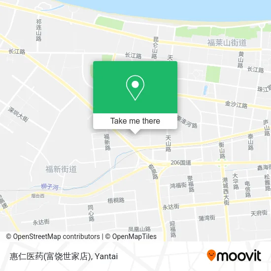 惠仁医药(富饶世家店) map