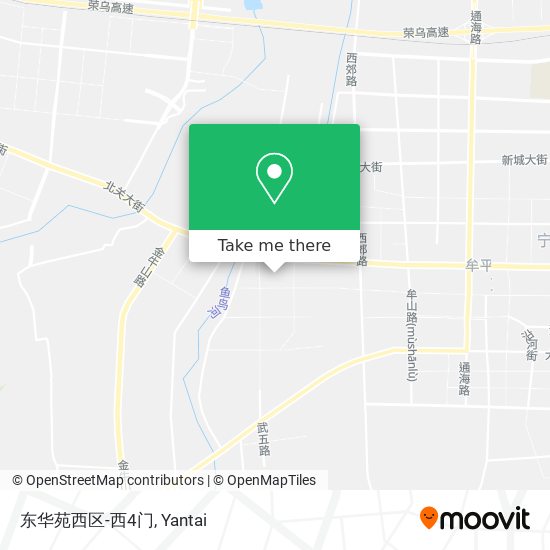 东华苑西区-西4门 map