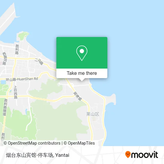 烟台东山宾馆-停车场 map