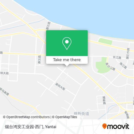 烟台鸿安工业园-西门 map