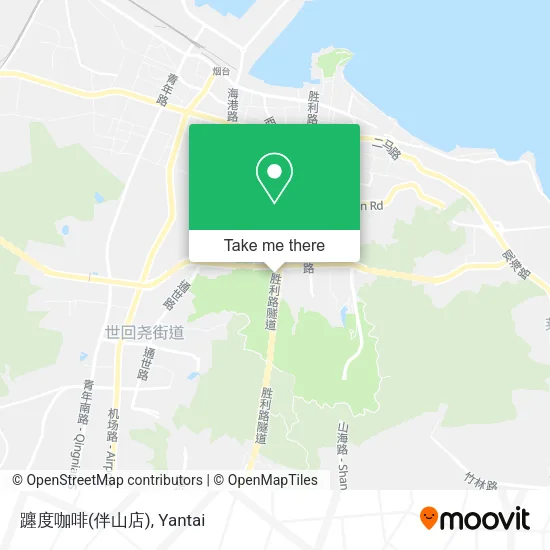 躔度咖啡(伴山店) map