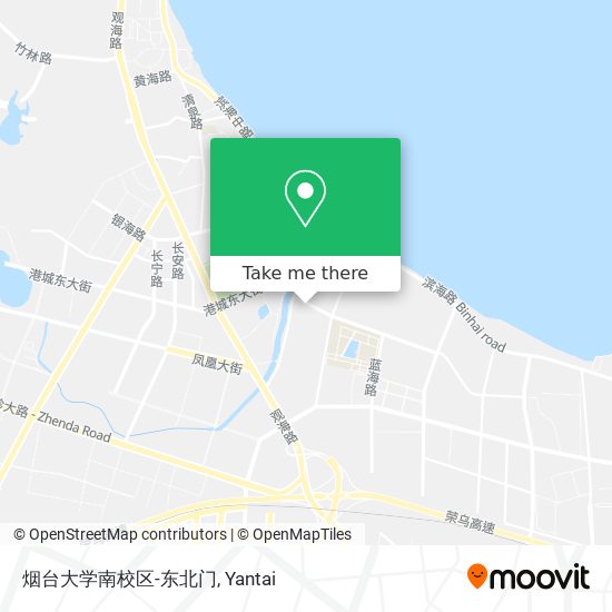 烟台大学南校区-东北门 map