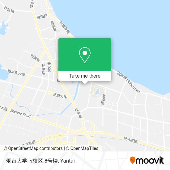 烟台大学南校区-8号楼 map