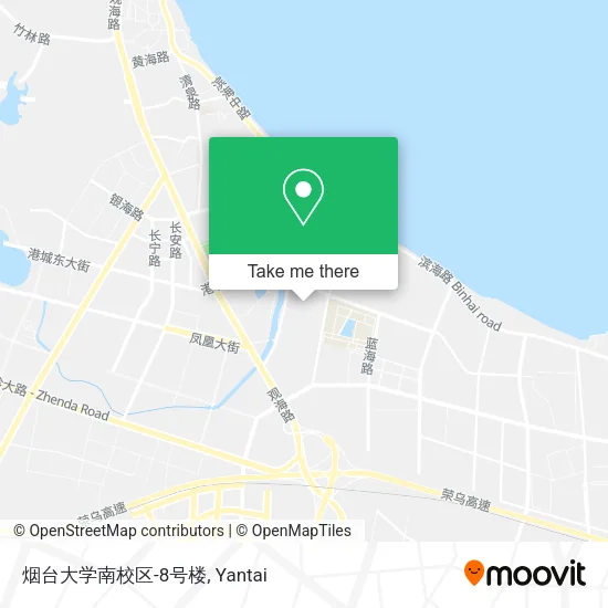 烟台大学南校区-8号楼 map
