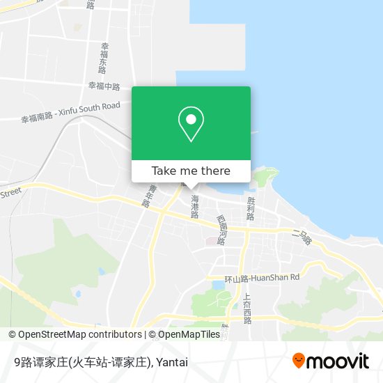 9路谭家庄(火车站-谭家庄) map