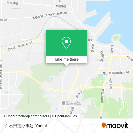 白石街道办事处 map