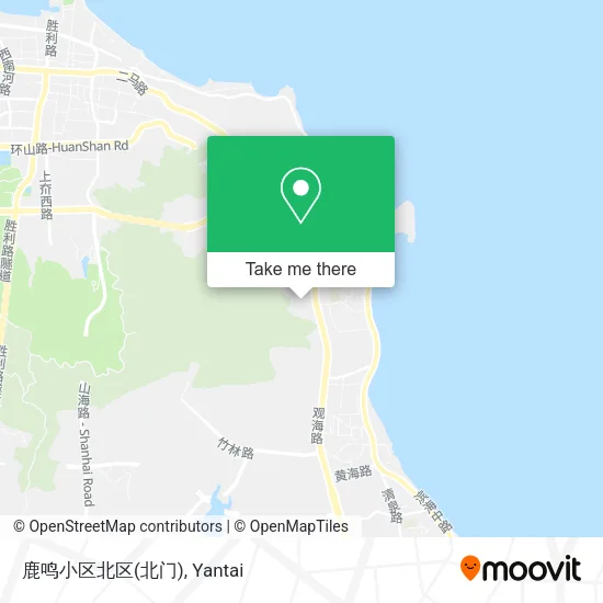 鹿鸣小区北区(北门) map
