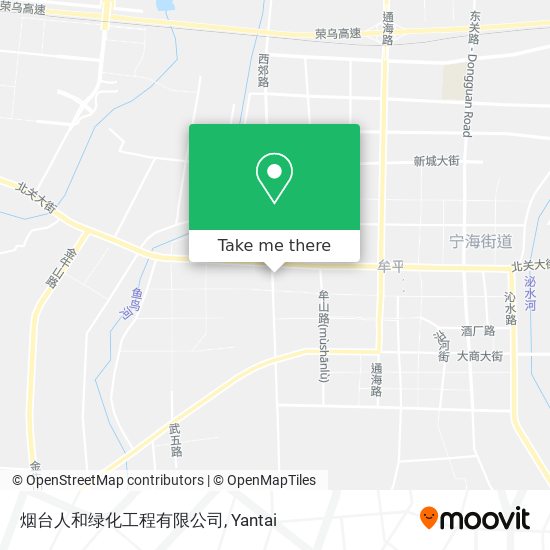 烟台人和绿化工程有限公司 map