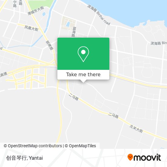 创音琴行 map