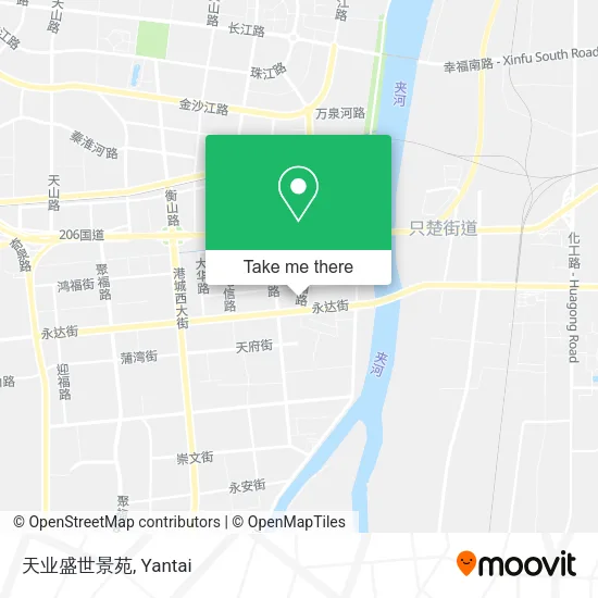 天业盛世景苑 map