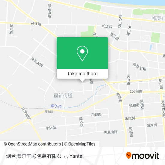 烟台海尔丰彩包装有限公司 map