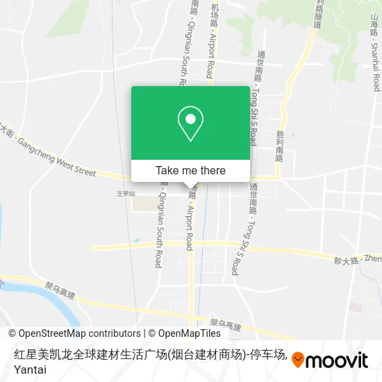 红星美凯龙全球建材生活广场(烟台建材商场)-停车场 map