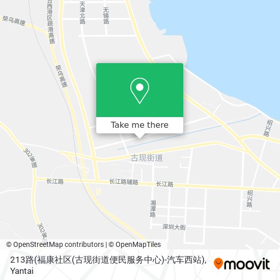 213路(福康社区(古现街道便民服务中心)-汽车西站) map