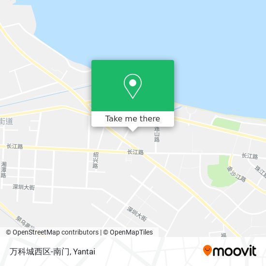万科城西区-南门 map