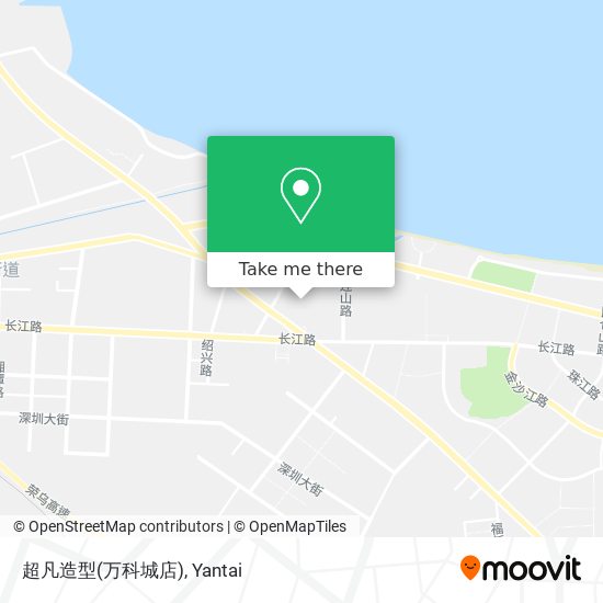 超凡造型(万科城店) map