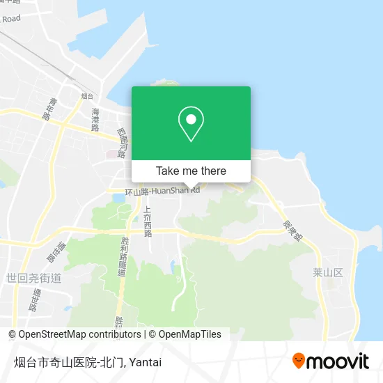 烟台市奇山医院-北门 map