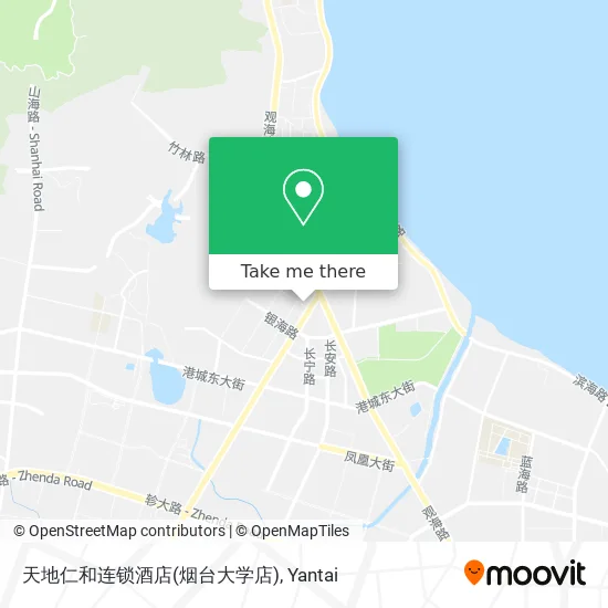 天地仁和连锁酒店(烟台大学店) map