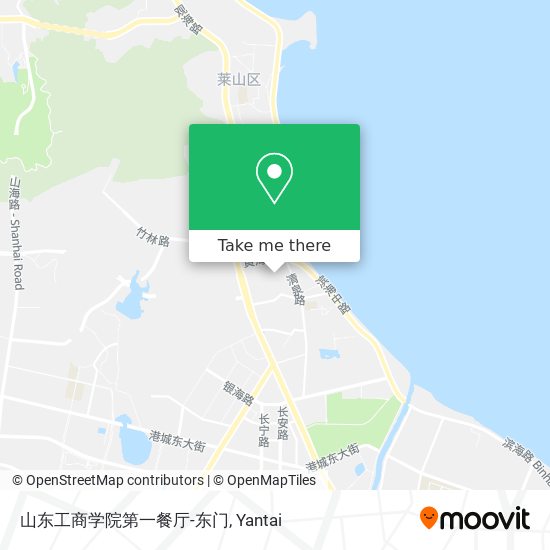 山东工商学院第一餐厅-东门 map