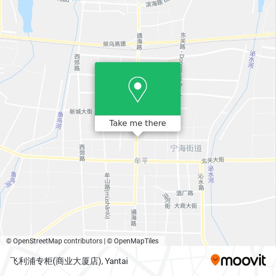 飞利浦专柜(商业大厦店) map