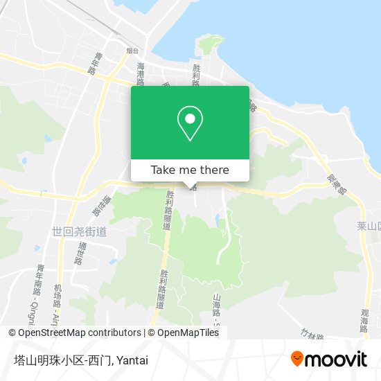 塔山明珠小区-西门 map