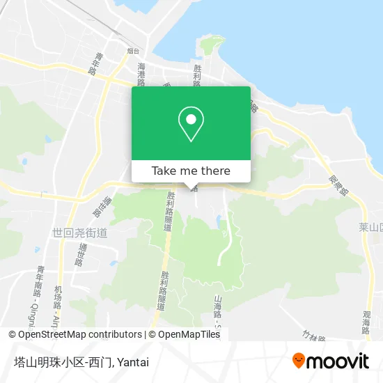 塔山明珠小区-西门 map