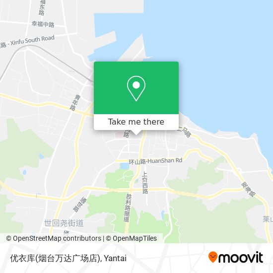 优衣库(烟台万达广场店) map
