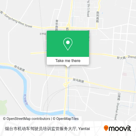 烟台市机动车驾驶员培训监管服务大厅 map