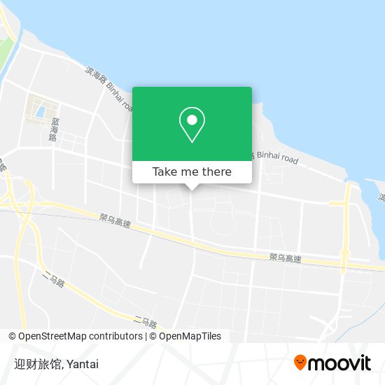 迎财旅馆 map