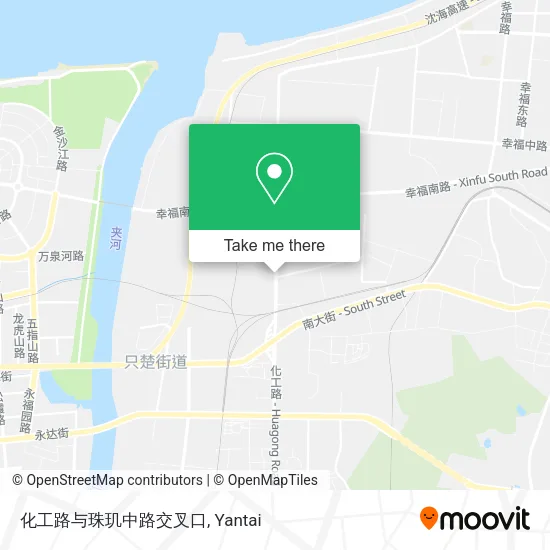 化工路与珠玑中路交叉口 map