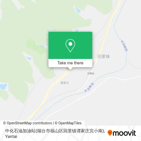 中化石油加油站(烟台市福山区回里镇谭家庄完小南) map