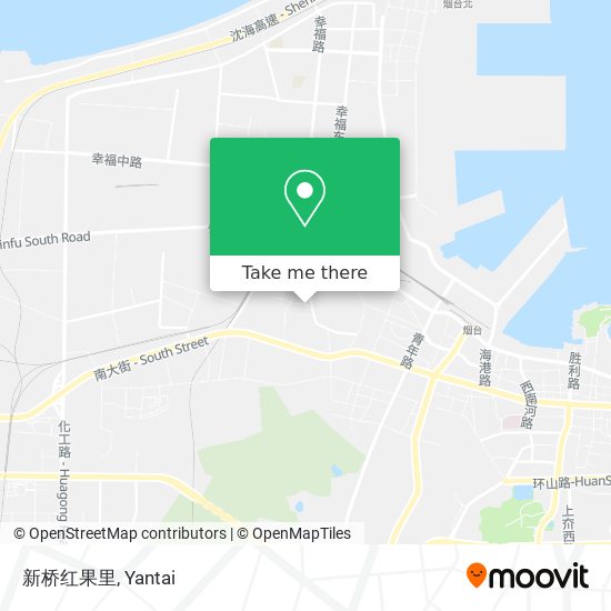 新桥红果里 map