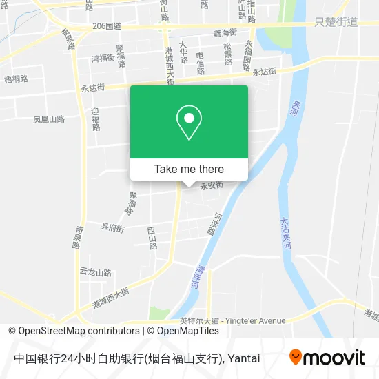 中国银行24小时自助银行(烟台福山支行) map
