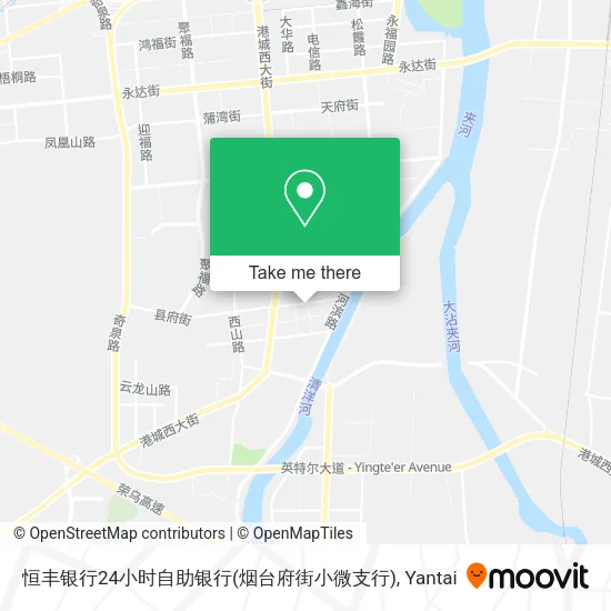 恒丰银行24小时自助银行(烟台府街小微支行) map