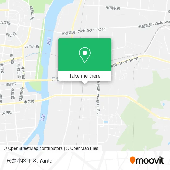 只楚小区-F区 map