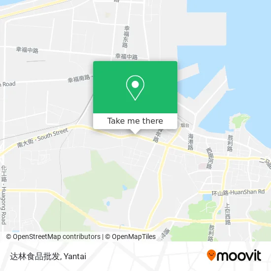 达林食品批发 map