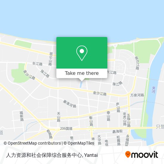 人力资源和社会保障综合服务中心 map