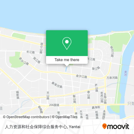 人力资源和社会保障综合服务中心 map