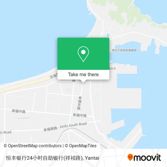 恒丰银行24小时自助银行(祥祯路) map