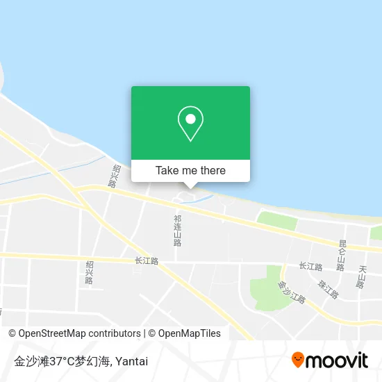 金沙滩37°C梦幻海 map