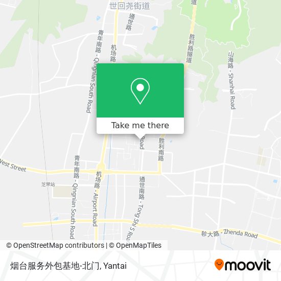 烟台服务外包基地-北门 map